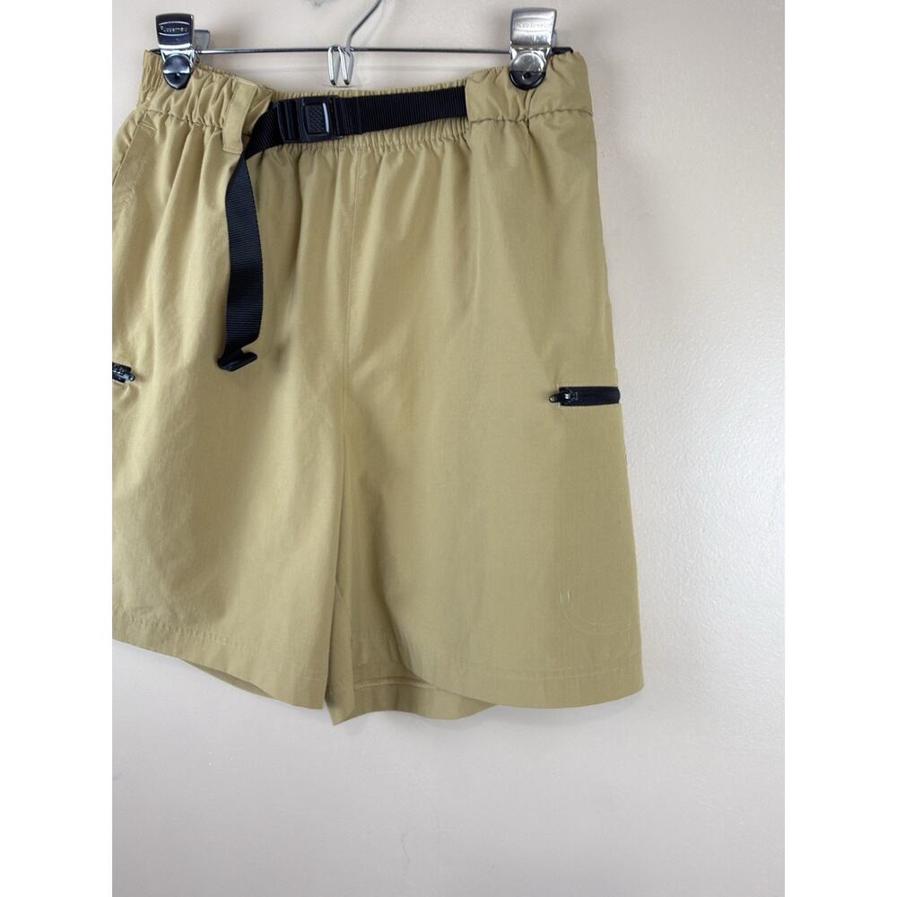 Adidas Men’s Shorts Size M Khaki Belted Hiking Gorpcore Cargo Pockets - Picture 4 of 12